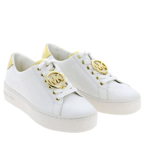 sneakers michael kors weiss|Michael Kors sneakers for sale.